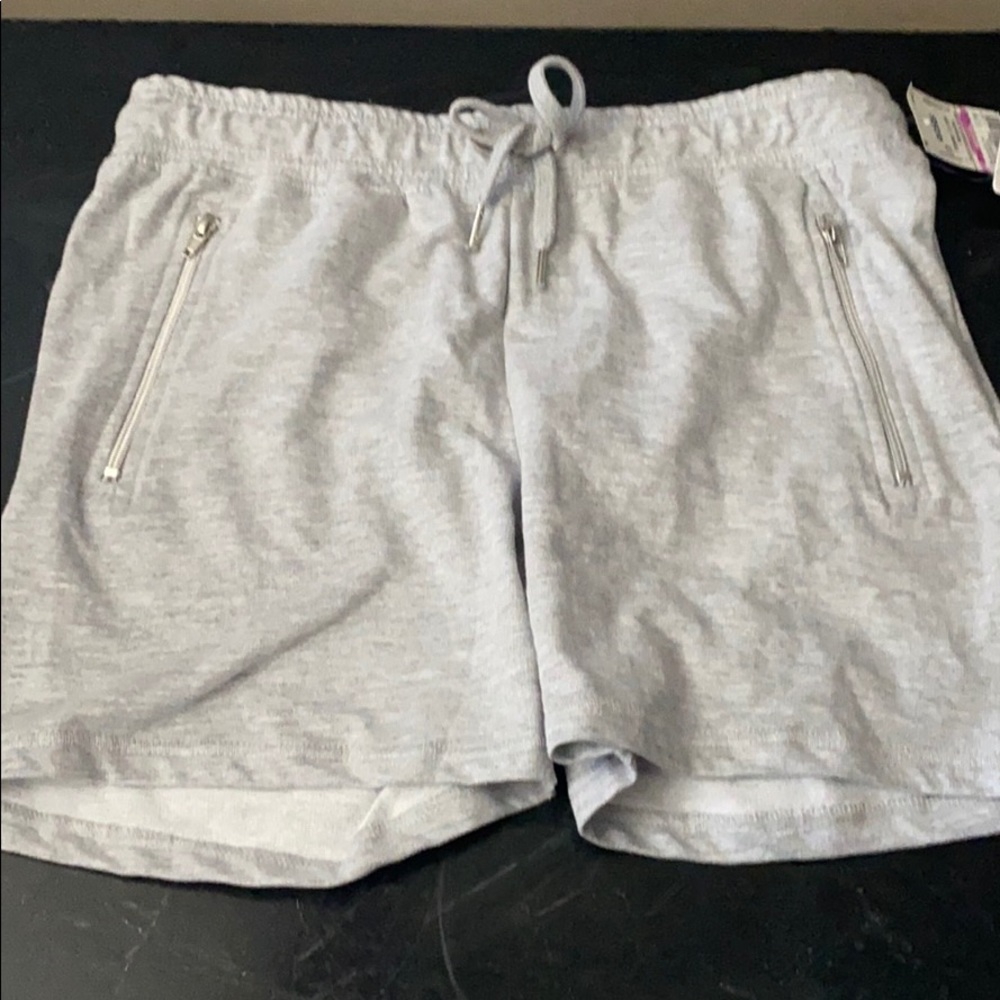 Grey Sweatpant Shorts